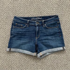 Universal thread denim cuffed shorts